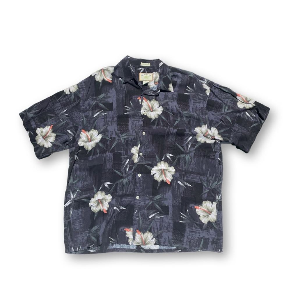 Hawaiian Shirt Button Up Hibiscus Hawaii Size XL